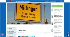 Desktop Screenshot of millingen-online.de