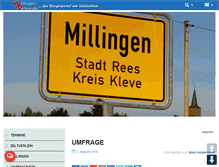 Tablet Screenshot of millingen-online.de